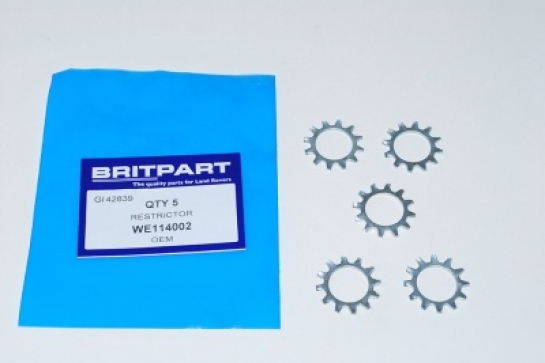 Image of WE114002, a 'WASHER STARLOCK' part