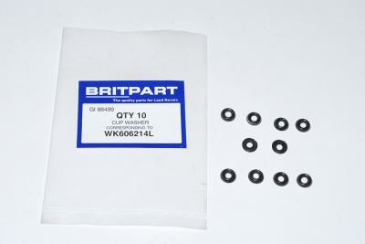 Image of WK606214L, a 'WASHER NO6  CUP' part