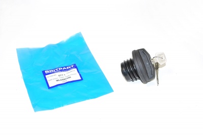 Image of WLD500200 (LR075664), a 'FUEL FILLER CAP LOCKING DEFENDER FROM VIN XA159 ON' part