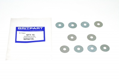 Image of WP8019L, a 'WASHER 1/4 FLAT SPACER' part
