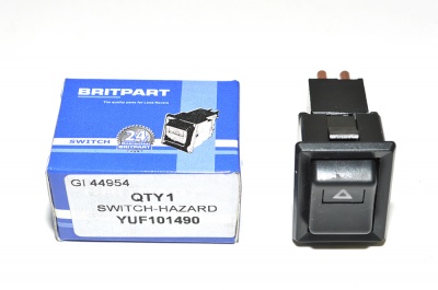 Image of YUF101490, a 'HAZARD SWITCH - DEFENDER UP TO 2007' part