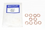 MANIFOLD, INLET AND EXHAUST SEALING WASHER - 2.25L 4 CYLINDER PETROL DEFENDER 1987-2006 - RANGE ROVER CLASSIC 1986-1992 - LAND ROVER SERIES III LESS EXHAUST GAS RECIRCULATION
