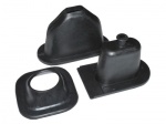 BLACK RUBBER GEARBOX GAITER KIT - LAND ROVER SERIES 11 AND 111