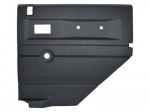 PLASTIC DOOR CASE KIT 2ND ROW - RIGHT HAND - BLACK - MANUAL WINDOWS - DEFENDER