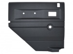 PLASTIC DOOR CASE KIT 2ND ROW - LEFT HAND - BLACK - MANUAL WINDOWS - DEFENDER
