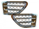 AIR INTAKE CHROME GRILLE SET - RANGE ROVER SPORT UP TO VIN 6A999999