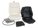 SEAT RE-TRIM KIT OUTER - LESS GLUE - BLACK DEFENDER