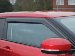 FRONT 2 PIECE WIND DEFLECTOR KIT - SUITABLE FOR THE 3 DOOR RANGE ROVER EVOQUE 