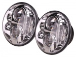 PAIR 7 INCH ROUND LED HEADLAMP - RIGHT HAND DRIVE SERIES 3 / DEFENDER / RANGE ROVER CLASSIC