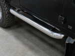 PAIR OF STAINLESS STEEL SIDE PROTECTORS - DEFENDER 90 (ALL MODELS)