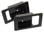DEFENDER DOOR LEVER SURROUND PAIR BLACK