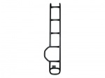 BLACK SAFETY DEVICES ROLE CAGE LADDER - DEFENDER 90 AND DEFENDER 110