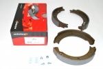 FRONT AND REAR 10 INCH BRAKE SHOES AXLE SET - LAND ROVER SERIES 1 - 11 - 111 - DEFENDER 90