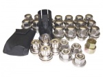 ALLOY WHEEL NUT KIT - LOCKING - RANGE ROVER - DISCOVERY 2