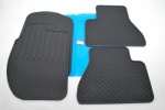 RUBBER MAT SET OF 4 PIECES - FRONT-REAR - RIGHT HAND DRIVE - FREELANDER 1