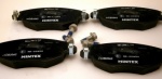 BRAKE PAD SET  - FRONT JAGUAR X TYPE ALL MODELS 2001 TO 2009