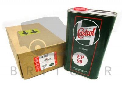 Image of BD11003, a '1 LITRE EP90 CASTROL TIN - JAGUAR + LAND ROVER' part