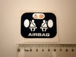 AIRBAG WARNING LABEL - JAGUAR - XK - XJ - X-TYPE - S-TYPE - XK8