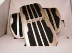 ALUMINIUM ENHANCEMENT PEDAL COVER KIT - AUTOMATIC JAGUAR XF 206 ONWARDS - XE 2015 ONWARDS - F-PACE 2016 ONWARDS
