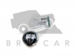 ROAD WHEEL BADGE - GROWLER -  SILVER / GREEN - JAGUAR - S-TYPE - XJ - X-TYPE