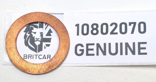 Image of 10802070, a 'COPPER WASHER TEMP SENSOR DIESEL DEFENDER' part