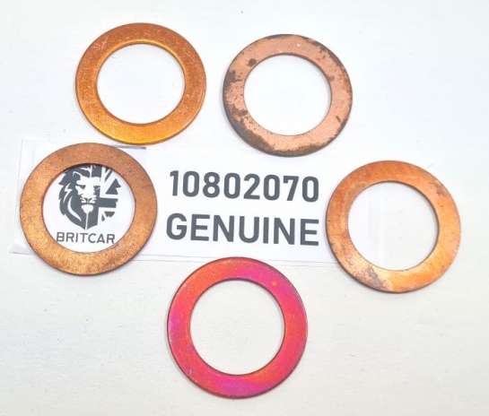 Image of 10802070, a 'COPPER WASHER TEMP SENSOR DIESEL DEFENDER' part