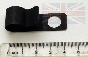 Image of 240407, a 'CABLE CLIP STEEL 14.5MM 25/64 HOLE' part