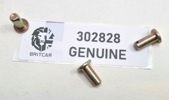 Image of 302828, a 'TAILBOARD BRACKET CLEAVIS PIN SERIES 11 - 111' part