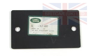 Image of ALR6809, a 'PLATE RET SEATBELT BRACK REAR DEF' part