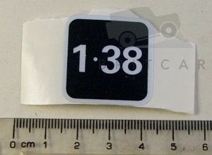 Image of BAC000121, a 'DECAL 1.38 EXHAUST EMISSION CONTROL - FREELANDER 1' part