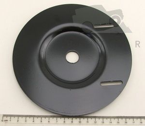Image of BTR0335, a 'SPARE WHEEL MOUNTING PLATE DEFENDER - RANGE ROVER CLASSIC' part
