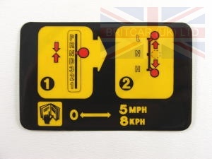 Image of BTR8626, a 'LABEL FUSE COVER AUTO RANGE ROVER CLASSIC' part