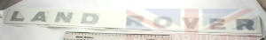 Image of DAG100370MAD, a 'BONNET DECAL - 'LAND ROVER' - SILVER - DISCOVERY 2' part