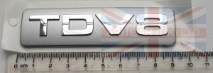 Image of DAL500100, a 'DECAL TDV8 REAR - RANGE ROVER VOGUE + SPORT' part