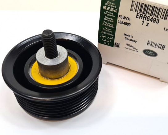 Image of ERR6493, a 'IDLER ASSY DRIVE BELT TD5 - DEFENDER - DISCOVERY 2' part