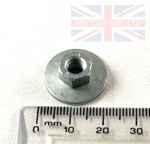 Image of ESR1560, a 'NUT M6 FLANGED' part