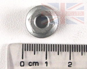 Image of FN106047L, a 'NUT M6 FLANGED HEAD' part
