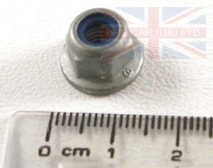 Image of FY106046, a 'M6 NYLOC NUT - FLANGED' part
