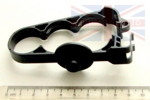 Image of JHD100010, a 'HEATER HOSE TREBLE CLIP 4.4L G-CAT' part