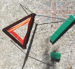 Image of KCC500021, a 'WARNING TRIANGLE - ALL MODELS' part