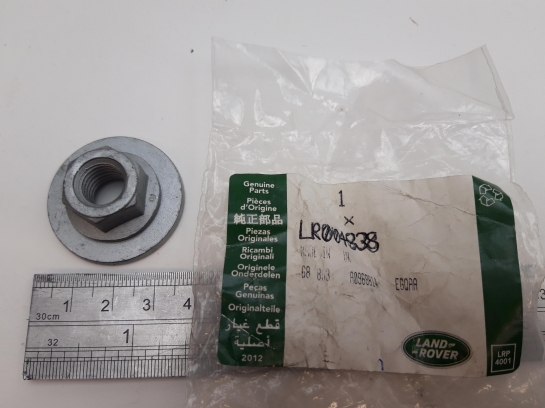 Image of LR004838, a 'NUT AND WASHER M12' part
