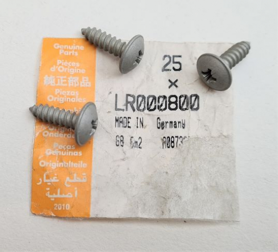 Image of LR000800, a 'SCREW - REAR NUMBER PLATE - FREELANDER 2 ' part