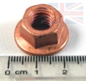 Image of LR004501, a 'NUT M10 FLANGED EXHAUST MANIFOLD DEFENDER 2007 ON' part