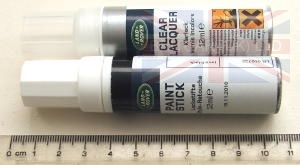 Image of LR005735, a 'PAINT TOUCH UP JAVA BLACK LRC697' part