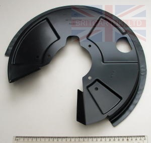 Image of LR017961, a 'SHIELD BRAKE DISC LEFT HAND REAR - DISCOVERY 1 - DEFENDER' part