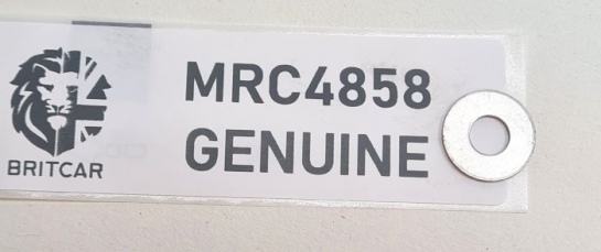 Image of MRC4858, a 'WASHER 1/4 UNF PLAIN' part