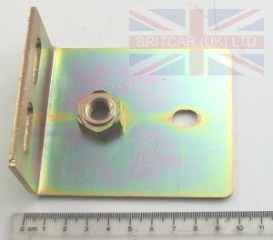 Image of MTC4090, a 'FRONT SEAT INERTIA REEL MOUNTING BRACKET - DEFENDER 1987-2006' part