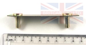 Image of MUC1049, a 'STUD PLATE REF PLATE FRONT DOOR DEFENDER' part