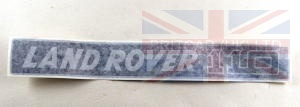 Image of MUC2003, a ' FRONT SILVER 'LANDROVER110' BADGE - DEFENDER 110' part