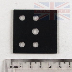 Image of MUC9338, a 'BUMPER REAR END CAP PAD - RANGE ROVER CLASSIC' part